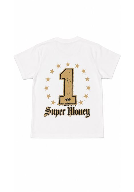 T-shirt con strass ARTSUPERMONEY KIDS | SMJTS04959WH
